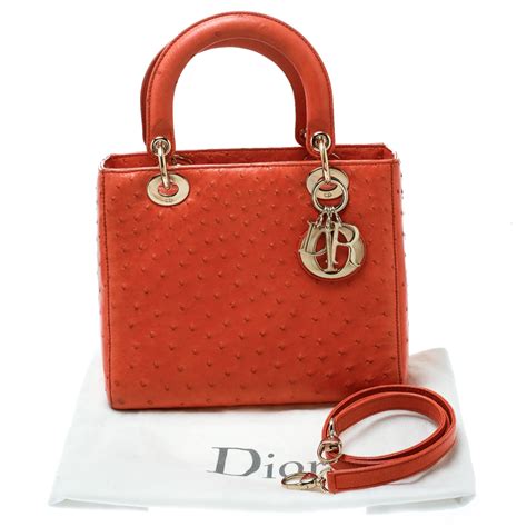 ostrich dior bag